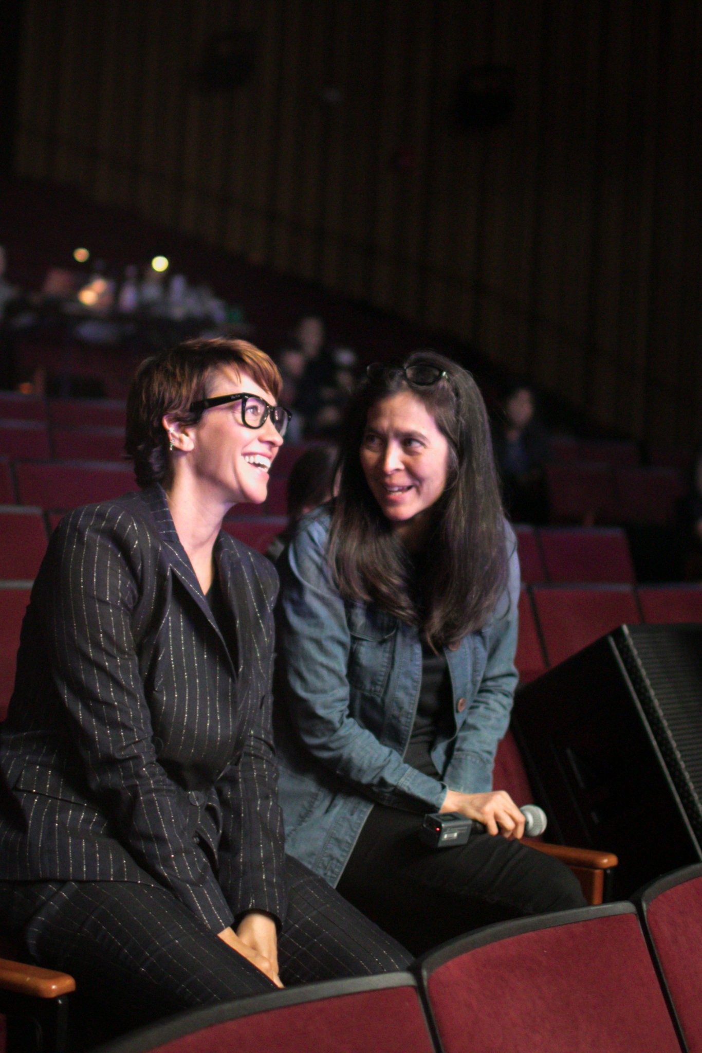 Diane Paulus and Alanis Morissette