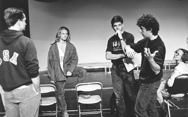 Institute-bogosian-photo Eric Bogosian working with Institute students