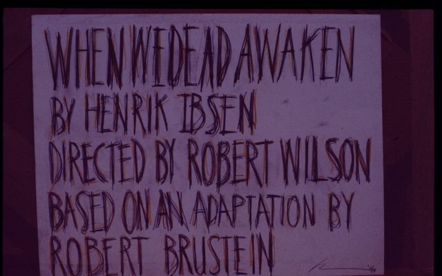 When We Dead Awaken production photo