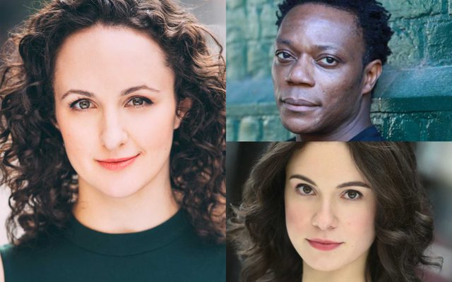 Kate Hamill, Chukwudi Iwuji, and Alejandra Escalante
