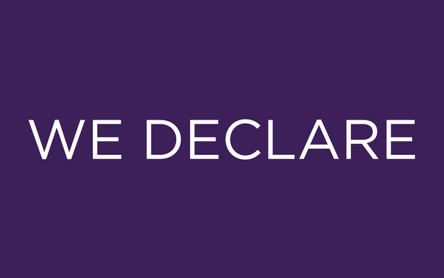 We Declare We Declare