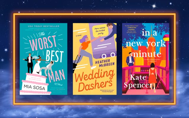 The Worst Best Many by Mia Sosa, Wedding Dashers by Heather McBreen, and In a New York Minute by Kate Spencer.